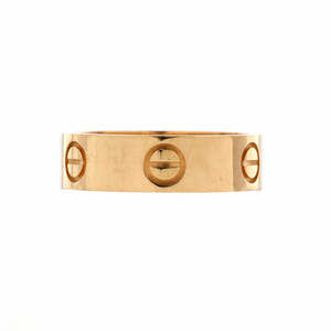 Cartier Love Band Ring 18K Yellow Gold